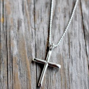 Sterling Cross Necklace